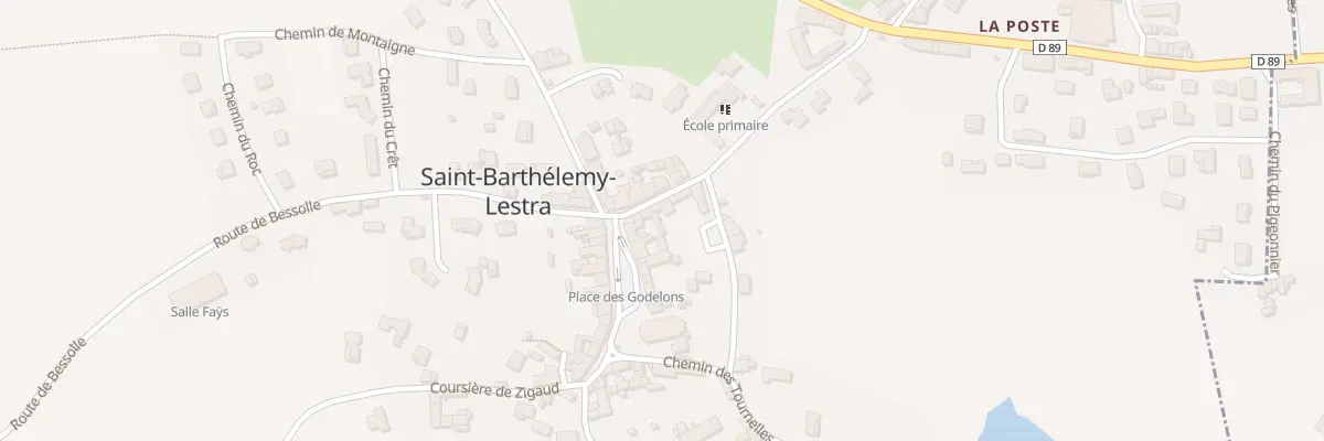 Plan du 22 Rue du Relais de Poste à Saint-Barthélemy-Lestra