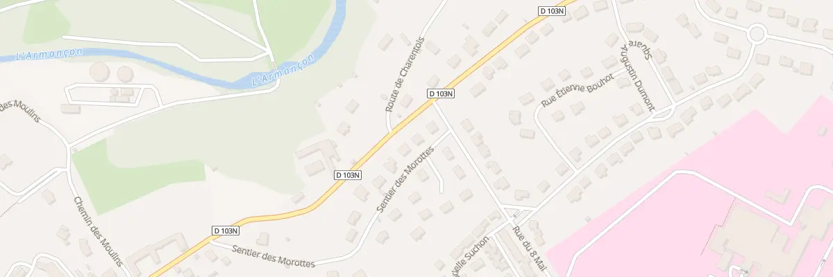 Plan du 4 Sen des Morottes à Semur-en-Auxois