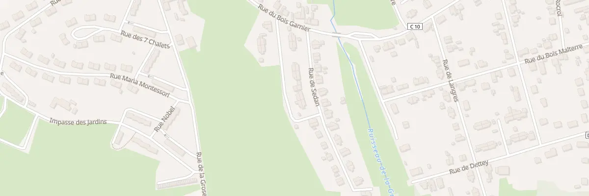 Plan du 4 Rue de Chaumont à Montceau-les-Mines