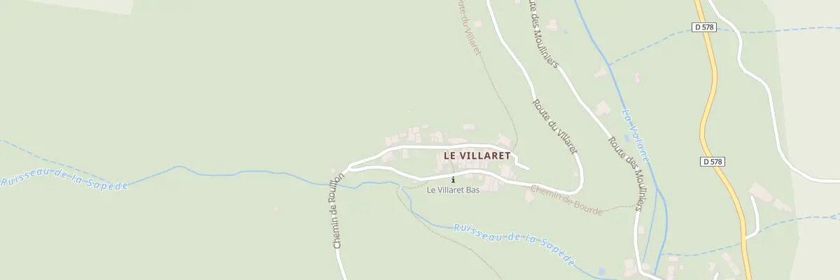 Plan du 5158 Le Villaret Est à Laviolle