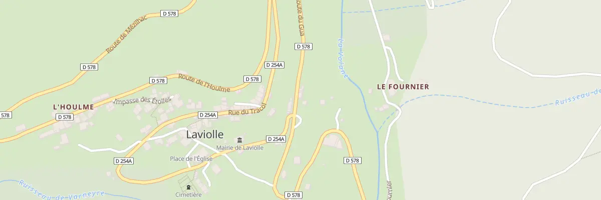 Plan du 5076 Le Gua à Laviolle