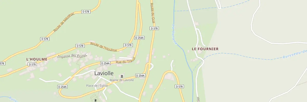 Plan du 5077B Le Gua à Laviolle