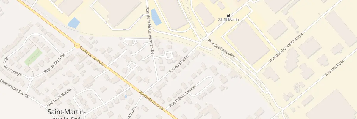 Plan du 27 Rue du Moulin à Saint-Martin-sur-le-Pré