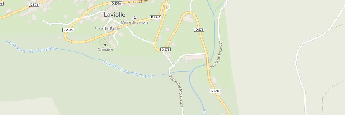 Plan du 80 Rte des Mouliniers à Laviolle