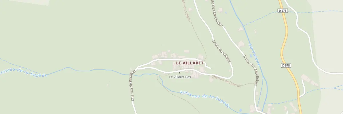 Plan du 735 Rte du Villaret à Laviolle