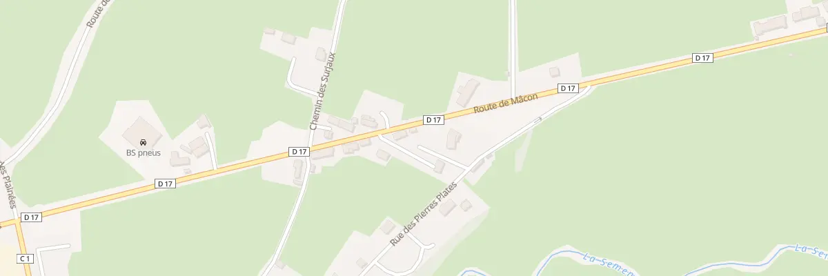 Plan du 470 Rte de Mâcon à Vendenesse-lès-Charolles