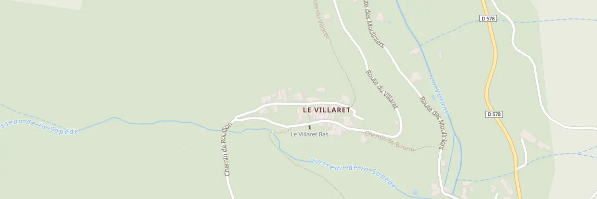 Plan du 5213 Le Villaret-Est à Laviolle