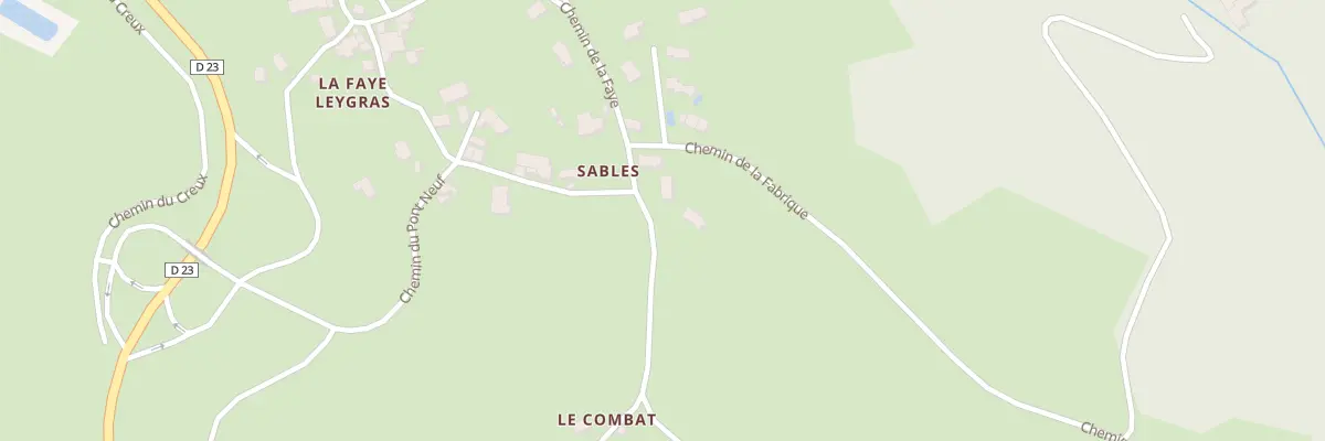 Plan du 988 Che de La Faye à Saint-Romain-Lachalm