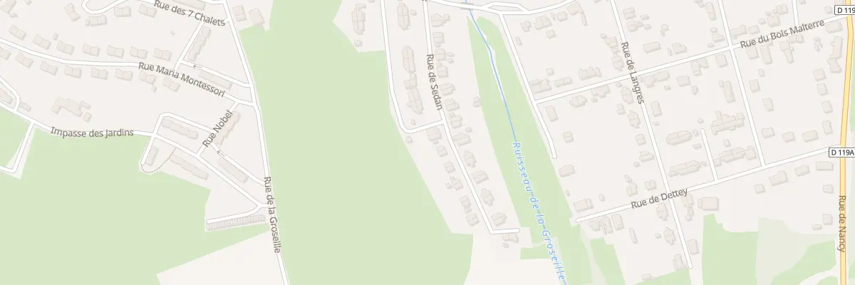 Plan du 25 Rue de Sedan à Montceau-les-Mines