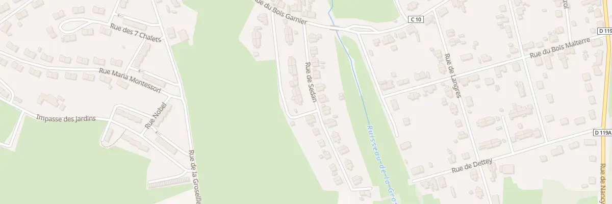 Plan du 29 Rue de Sedan à Montceau-les-Mines