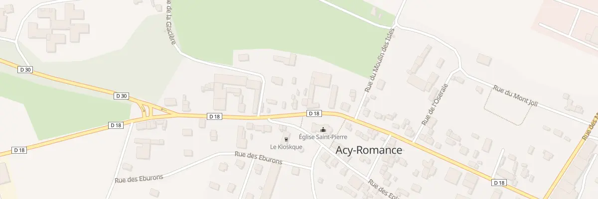 Plan du 72 Rue des Trois Chateaux à Acy-Romance