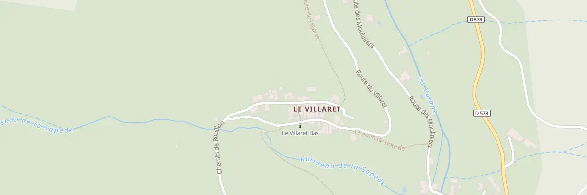 Plan du 749 Rte du Villaret à Laviolle