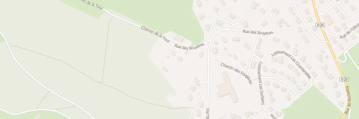 Plan du 25 Rue des Bruyères à Dunières