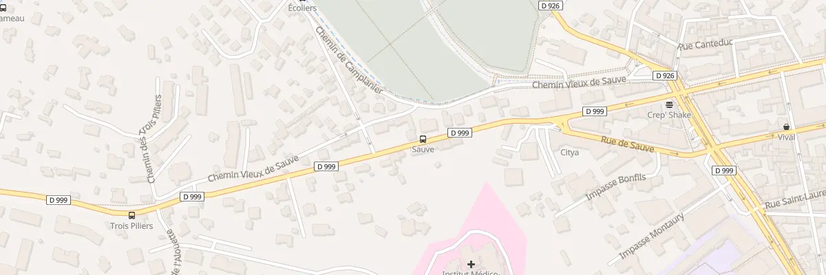 Plan du 52 Rte de Sauve à Nîmes