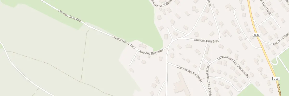 Plan du 14 Rue des Bruyères à Dunières
