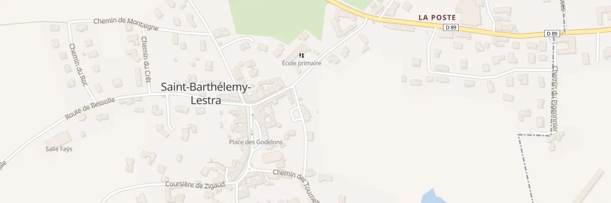 Plan du 72 Rue du Relais de Poste à Saint-Barthélemy-Lestra