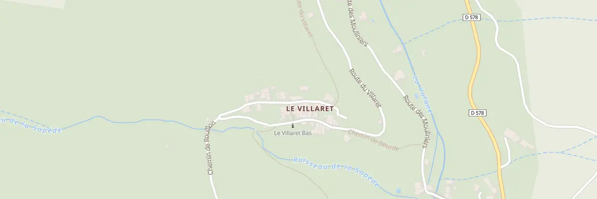 Plan du 5167 Le Villaret Est à Laviolle