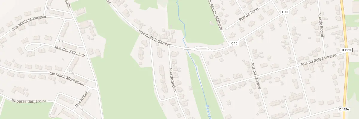 Plan du 44 Rue de Sedan à Montceau-les-Mines