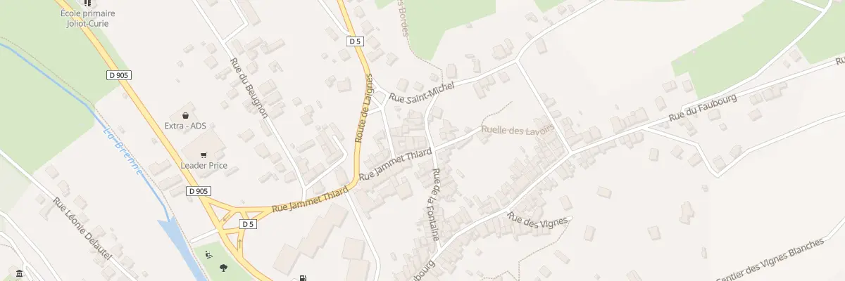 Plan du 17 Rue de la Fontaine à Montbard