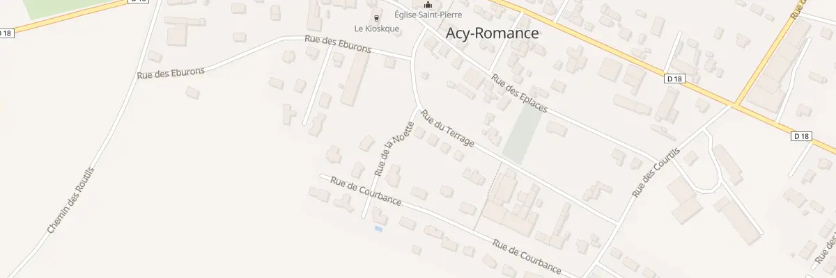 Plan du 17 Rue du Terrage à Acy-Romance
