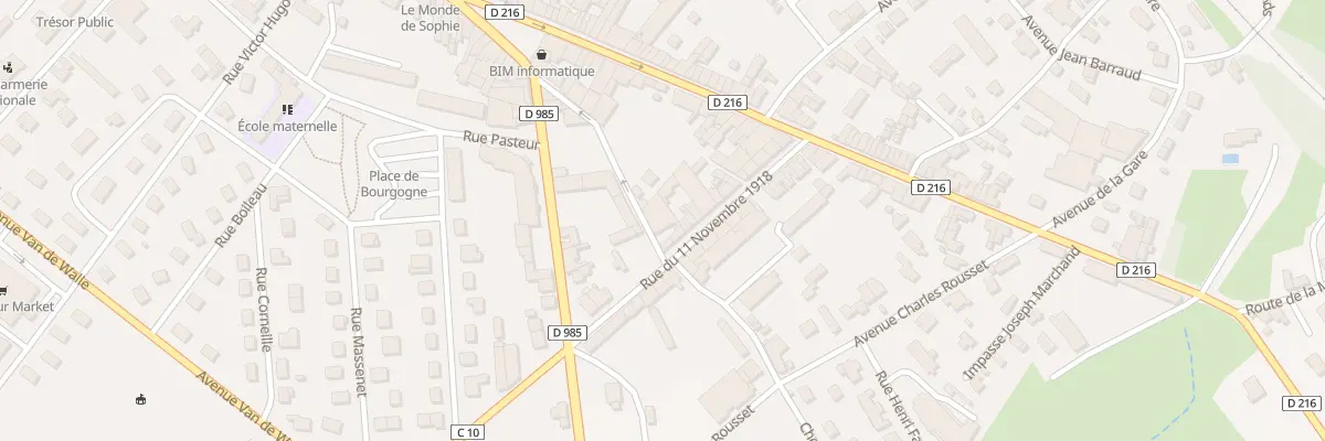 Plan du 11 Rue du Beaujolais à Chauffailles