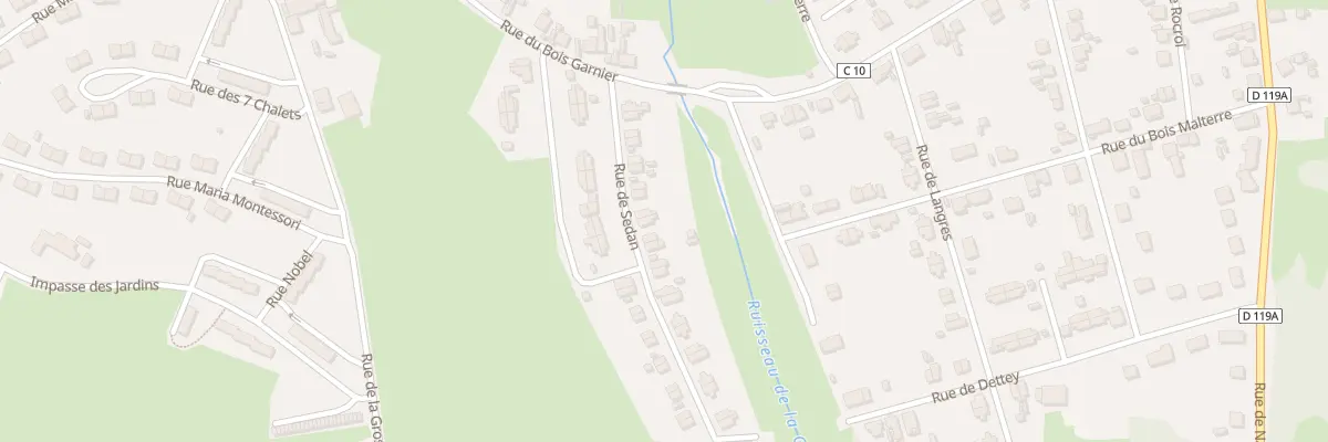 Plan du 30 Rue de Sedan à Montceau-les-Mines