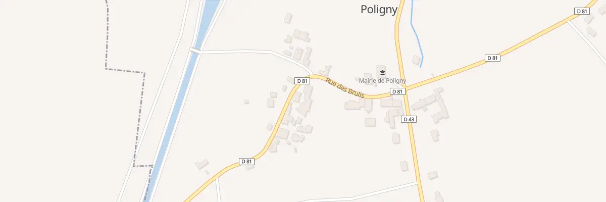 Plan du 14 Rue des Brulis à Poligny