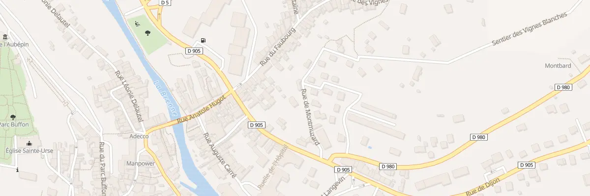 Plan du 3 Rue de Montmuzard à Montbard