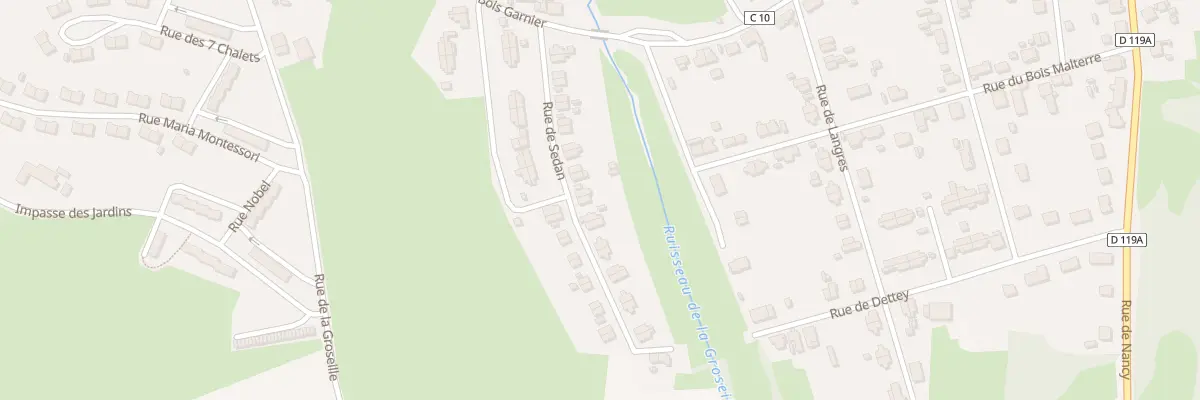 Plan du 22 Rue de Sedan à Montceau-les-Mines