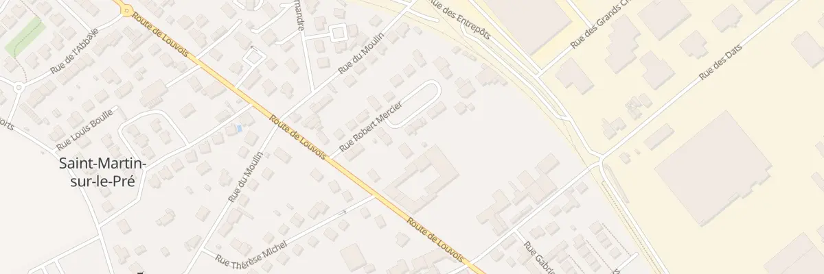 Plan du 8 Rue Robert Mercier à Saint-Martin-sur-le-Pré