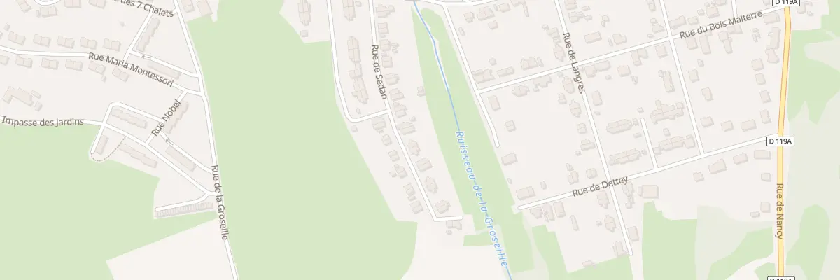 Plan du 16 Rue de Sedan à Montceau-les-Mines