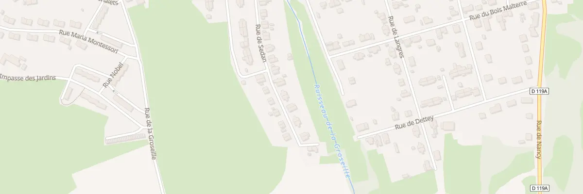 Plan du 14 Rue de Sedan à Montceau-les-Mines