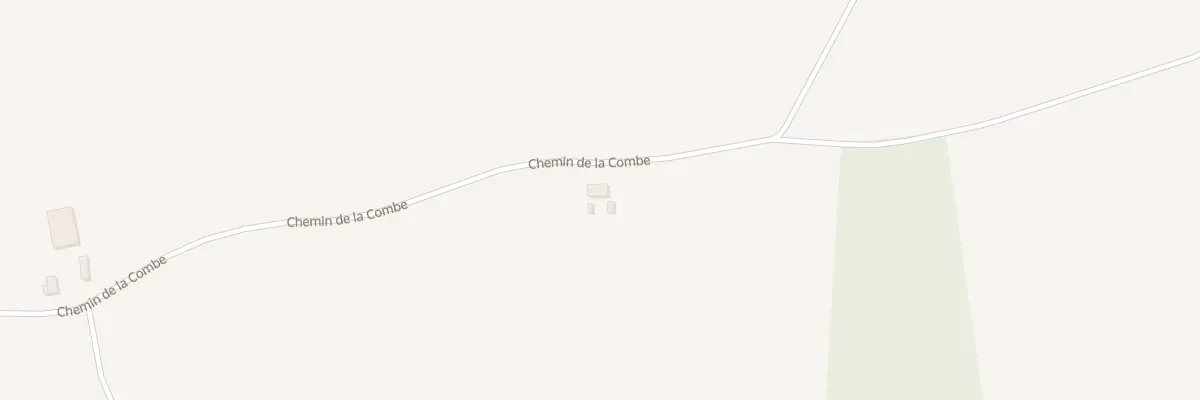 Plan du 2034 Che de la Combe à Chambœuf