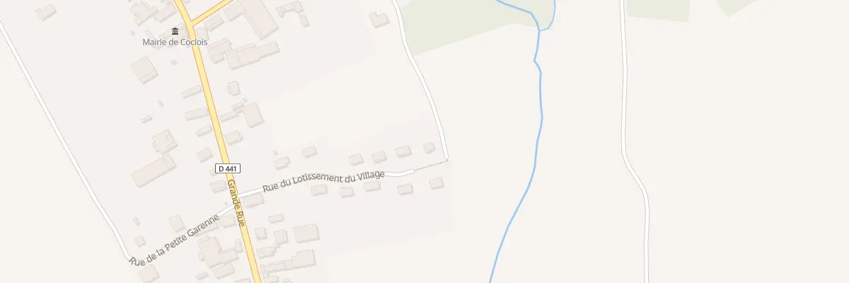 Plan du 11 Rue du Lotissement du Village à Coclois
