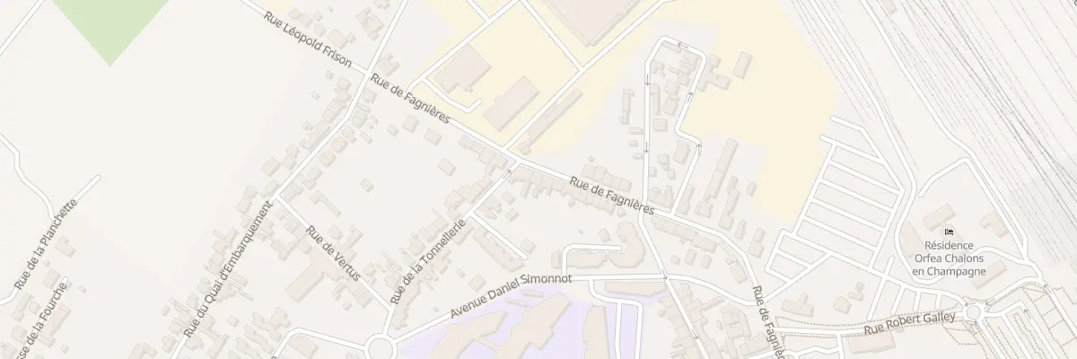 Plan du 69 Rue de Fagnières à Châlons-en-Champagne