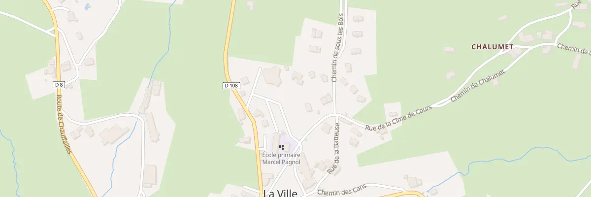 Plan du 117 Rue des Ecoles à Cours