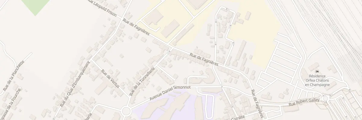 Plan du 67 Rue de Fagnières à Châlons-en-Champagne