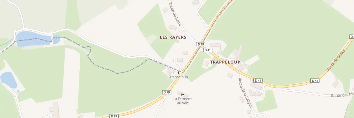 Plan du 5025 Aux Rayers à Curbigny