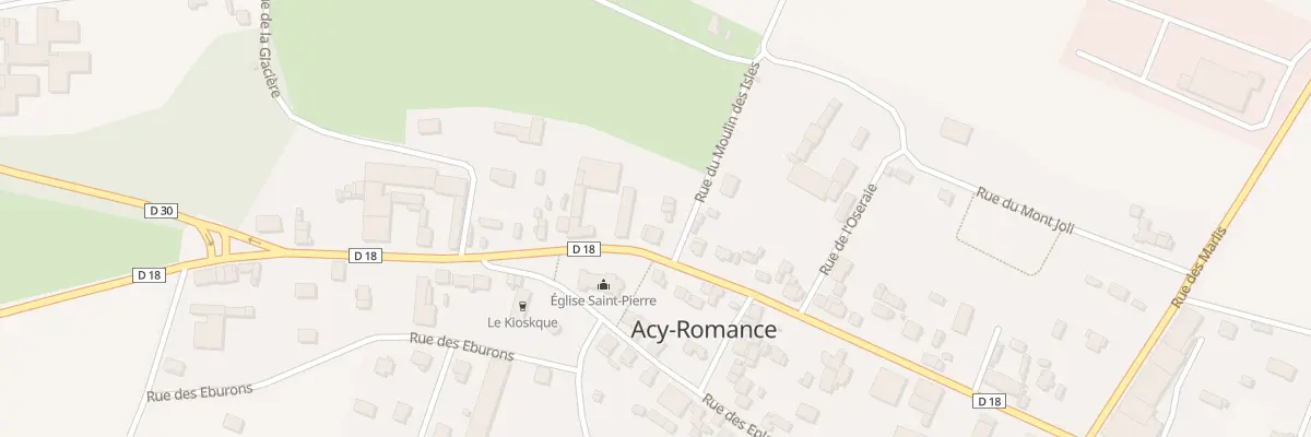 Plan du 66 Rue des Trois Chateaux à Acy-Romance