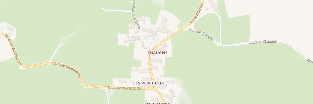 Plan du 1401 Rte d’ Ozolles à Vendenesse-lès-Charolles