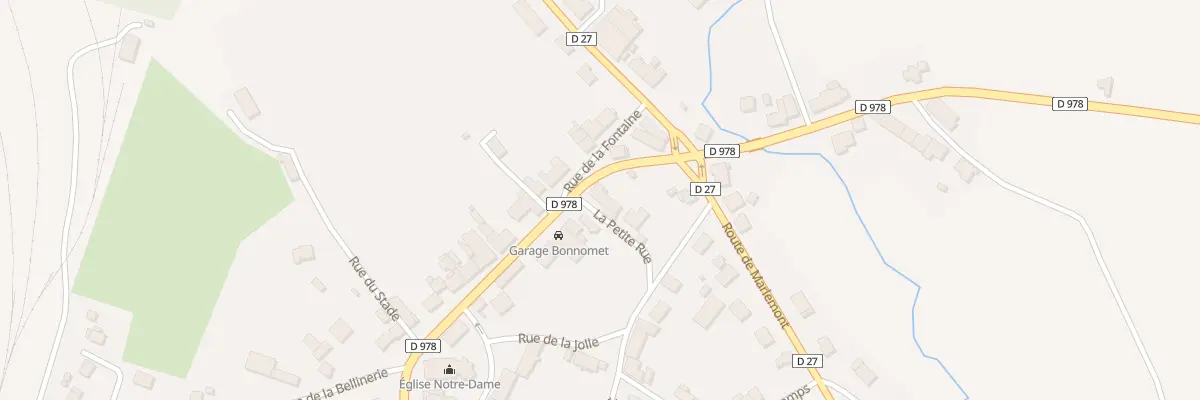 Plan du 1 Rue La Petite Rue à Liart