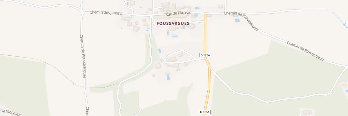 Plan du 34 Che du Mas Garrel à Aigaliers