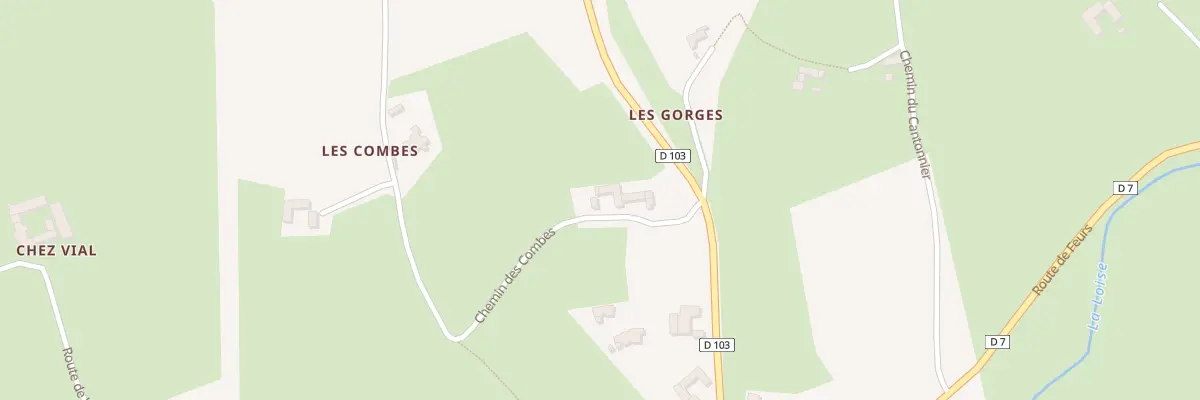 Plan du 96 Chem des Combes à Essertines-en-Donzy