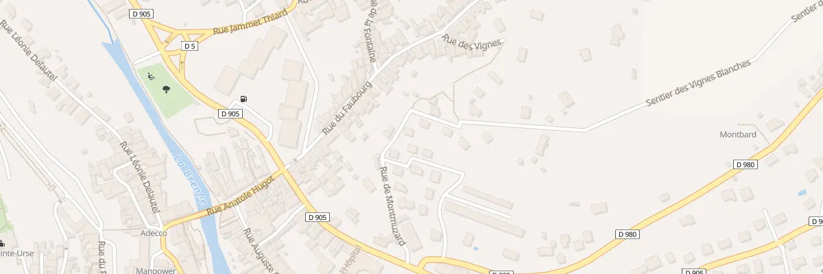 Plan du 10 Rue de Montmuzard à Montbard