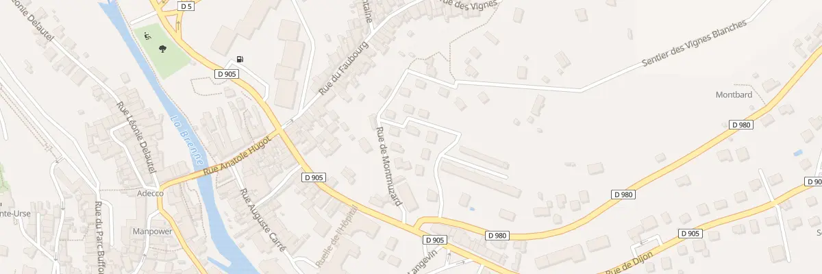Plan du 4 Rue des Roches à Montbard