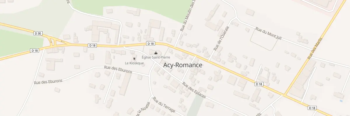 Plan du 53 Rue des Trois Chateaux à Acy-Romance