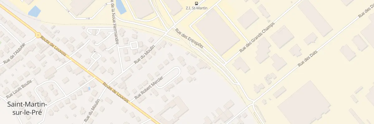 Plan du 20 Rue Robert Mercier à Saint-Martin-sur-le-Pré
