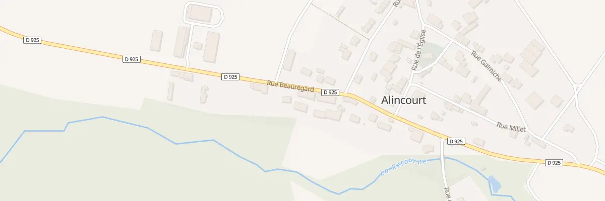 Plan du 5023 Le Village à Alincourt