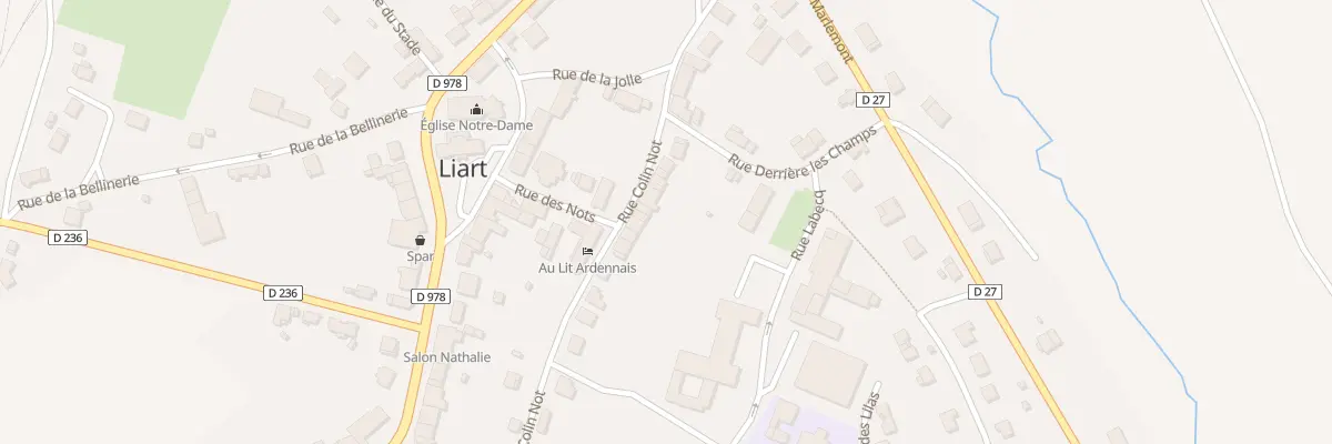 Plan du 18 Rue Colin Not à Liart