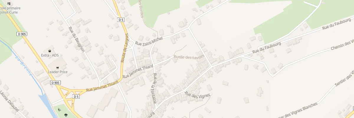 Plan du 8 Rle des Lavoirs à Montbard